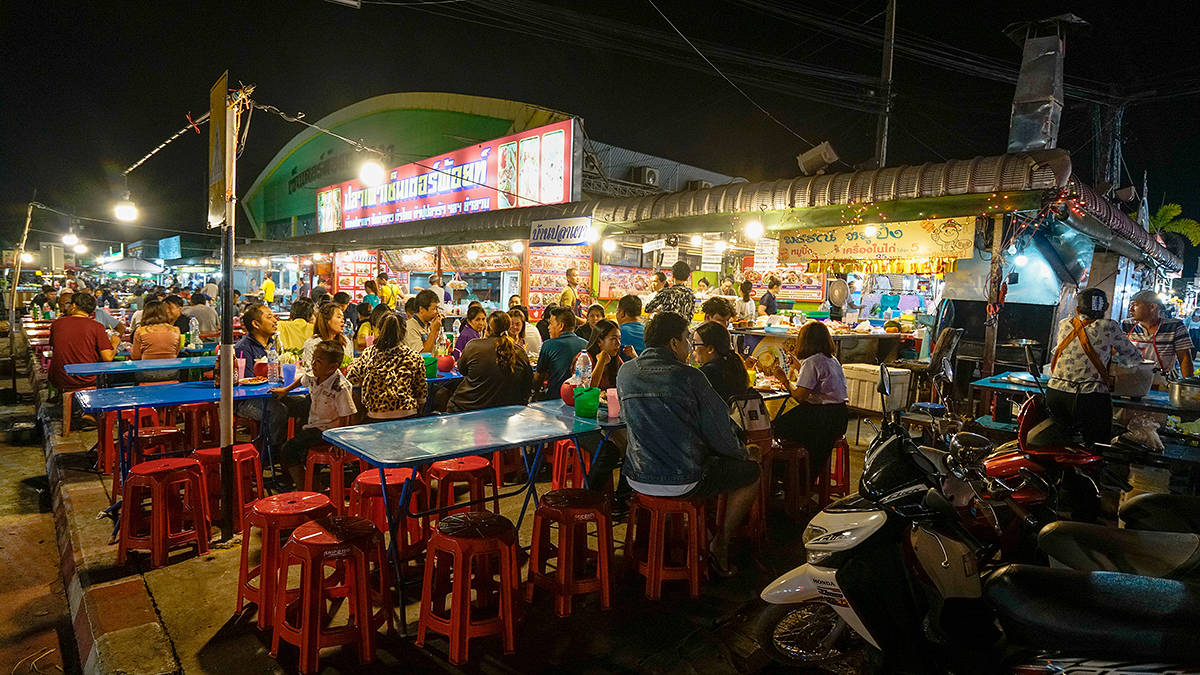 最新夜市摆摊图片，繁华夜市的活力与多彩生活