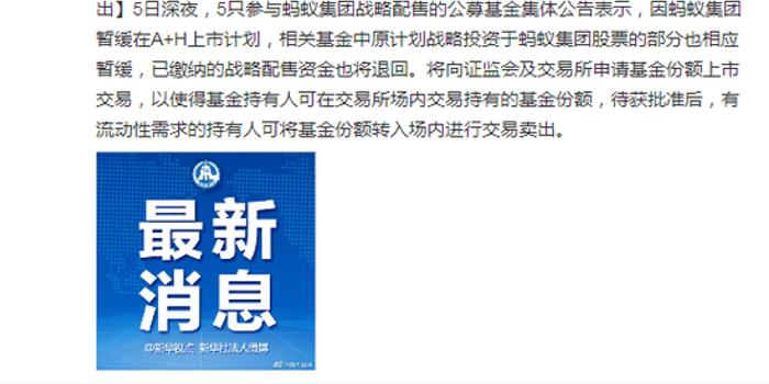 蚂蚁集团最新上市公告解析